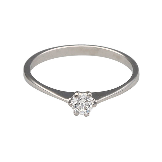 Platinum & Diamond Set Solitaire Ring