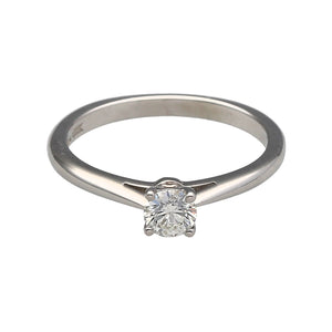 Platinum & Diamond Set Solitaire Ring