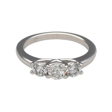 Load image into Gallery viewer, 14ct White Gold &amp; Diamond Set Trilogy Ring
