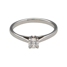 Load image into Gallery viewer, 9ct White Gold &amp; Diamond Set Solitaire Ring
