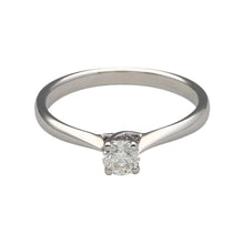 Load image into Gallery viewer, 18ct White Gold &amp; Diamond Set Solitaire Ring
