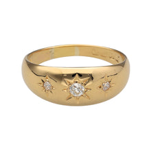 Load image into Gallery viewer, 18ct Gold &amp; Diamond Set Trilogy Ring
