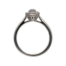 Load image into Gallery viewer, 18ct White Gold &amp; Diamond Set Halo Set Ring
