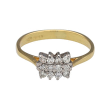 Load image into Gallery viewer, 18ct Gold &amp; Diamond Cluster Ring
