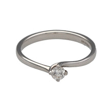 Load image into Gallery viewer, 9ct White Gold &amp; Diamond Solitaire Ring
