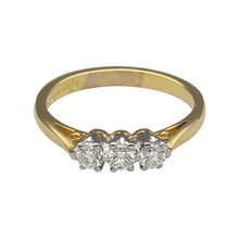 Load image into Gallery viewer, 18ct Gold &amp; Diamond Set Trilogy Ring
