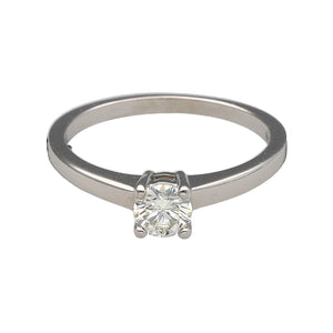 Platinum & Diamond Set Solitaire Ring