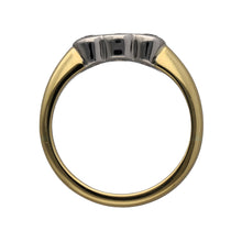 Load image into Gallery viewer, 18ct Gold &amp; Diamond Rubover Set Trilogy Ring
