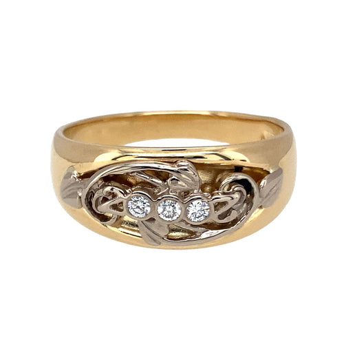 9ct Gold & Diamond Set Clogau Tree of Life Ring