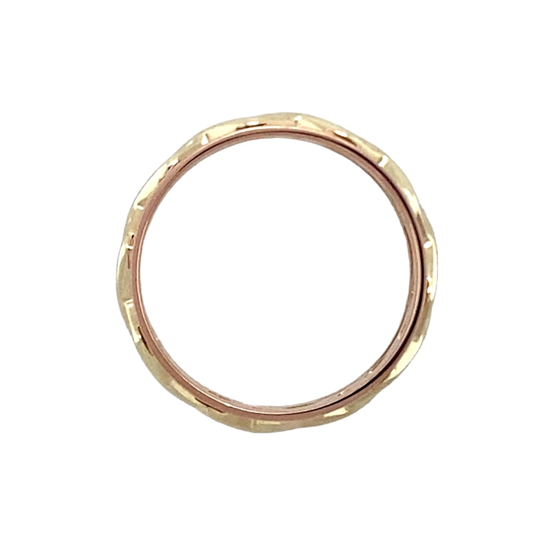 9ct Gold Clogau Open Weave Band Ring