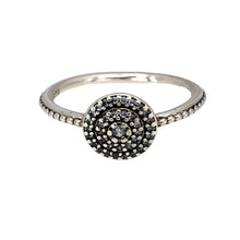 Load image into Gallery viewer, 925 Silver &amp; Cubic Zirconia Cluster Pandora Ring
