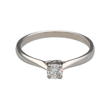 Load image into Gallery viewer, 18ct White Gold &amp; Diamond Set Solitaire Ring
