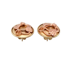 Load image into Gallery viewer, 9ct Gold Clogau Tree of Life Circle Stud Earrings
