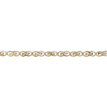 Load image into Gallery viewer, 9ct Gold 7.5&quot; Fancy Swirl Link Bracelet
