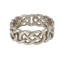 Load image into Gallery viewer, New 925 Silver Celtic Knot Band Ring
