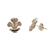 Load image into Gallery viewer, New 925 Silver Three Feather Stud Earrings
