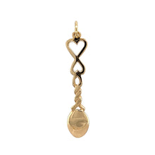 Load image into Gallery viewer, New 9ct Yellow Gold Heart Lovespoon Pendant with the weight 1.50 grams

