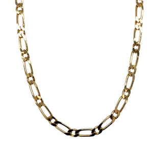 9ct Gold 18" Figaro Chain