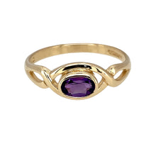 Load image into Gallery viewer, 9ct Gold &amp; Amethyst Set Ring
