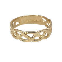 Load image into Gallery viewer, 9ct Gold Celtic Knot Band Ring
