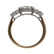 Load image into Gallery viewer, New 9ct Gold &amp; Diamond Set Trilogy Halo Ring
