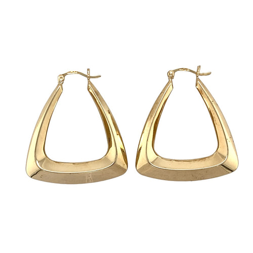 9ct Gold Handbag Creole Earrings