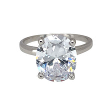 Load image into Gallery viewer, New 925 Silver &amp; Cubic Zirconia Set Solitaire Dress Ring
