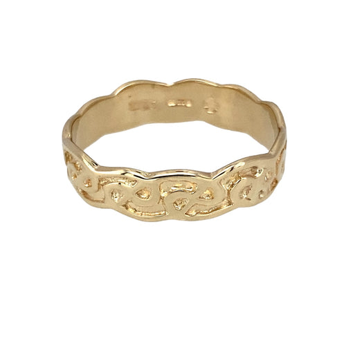 9ct Gold Infinity Knot Band Ring