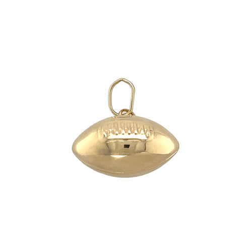 9ct Gold Rugby Ball Pendant