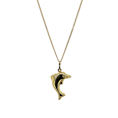 9ct Gold Dolphin 18
