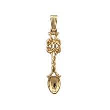 Load image into Gallery viewer, 9ct Gold Celtic Knot Lovespoon Pendant
