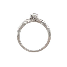Load image into Gallery viewer, 18ct White Gold &amp; Diamond Halo Solitaire Ring
