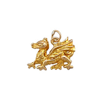 Load image into Gallery viewer, 9ct Gold Welsh Dragon Pendant
