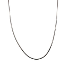 Load image into Gallery viewer, New 9ct White Gold 18&quot; Squared Snake Pendant Chain
