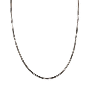 New 9ct White Gold 20" Curb Pendant Chain