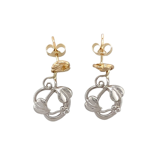 9ct Gold Clogau Tree of Life Dropper Earrings