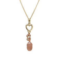 Load image into Gallery viewer, 9ct Gold Clogau Lovespoon 18&quot; Necklace
