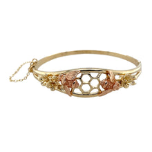 Load image into Gallery viewer, 9ct Gold Clogau Honeycomb and Bee Bangle
