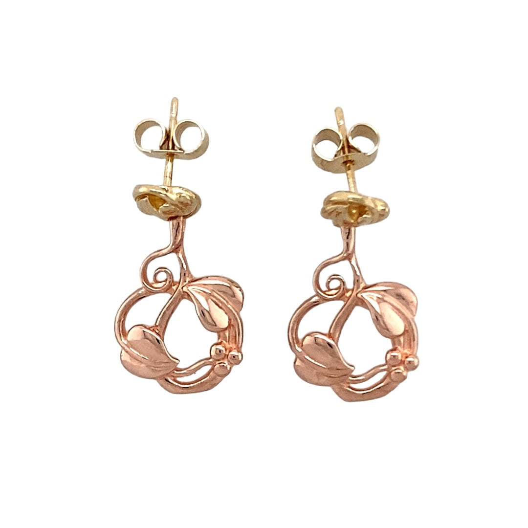 9ct Gold Clogau Tree of Life Drop Earrings