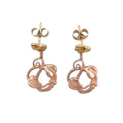9ct Gold Clogau Tree of Life Drop Earrings