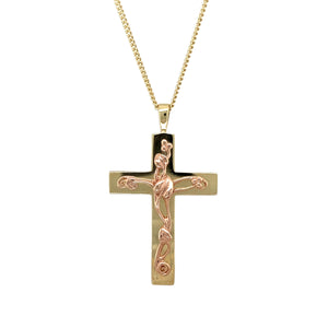 Preowned 9ct Gold Clogau Tree of Life Cross 18 Necklace Gold Reserves Jewellers