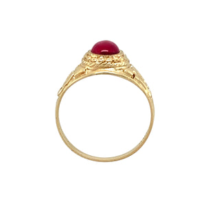 New 9ct Gold & Pink Stone Graduation Ring