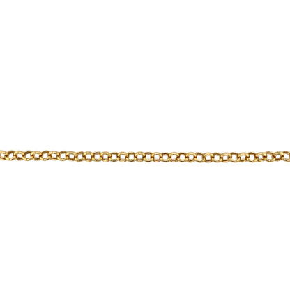 New 9ct Gold 20" Hollow Belcher Chain