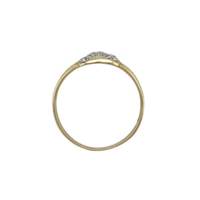Load image into Gallery viewer, New 9ct Gold &amp; Cubic Zirconia Set Heart Signet Ring
