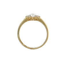 Load image into Gallery viewer, New 9ct Gold &amp; Cubic Zirconia Set Cluster Ring
