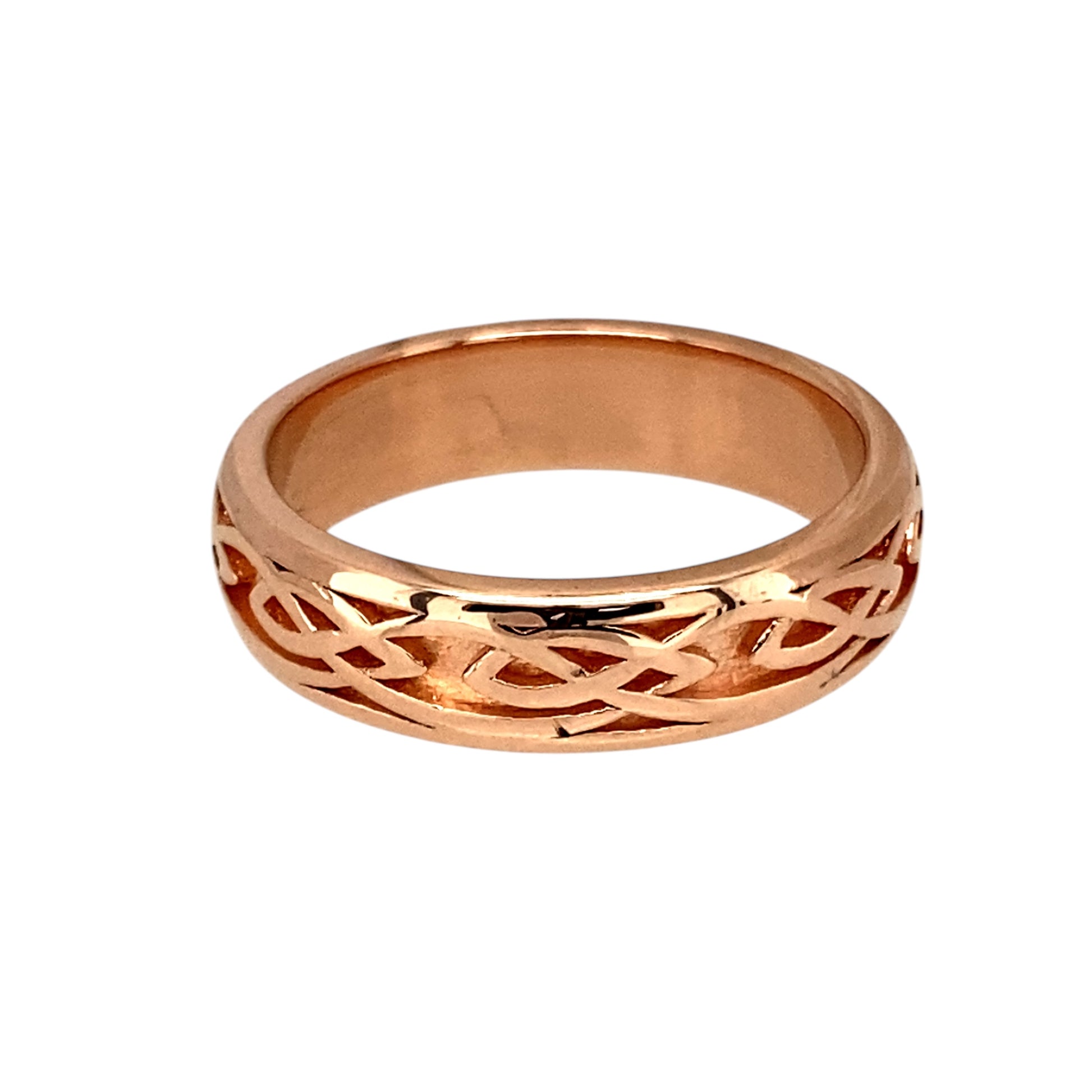 9ct Gold Clogau Annwyl Celtic Knot Band Ring