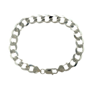 New 925 Silver 8.75" Curb Bracelet 21 grams