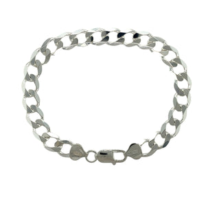 New 925 Silver 8.5" Curb Bracelet 18 grams