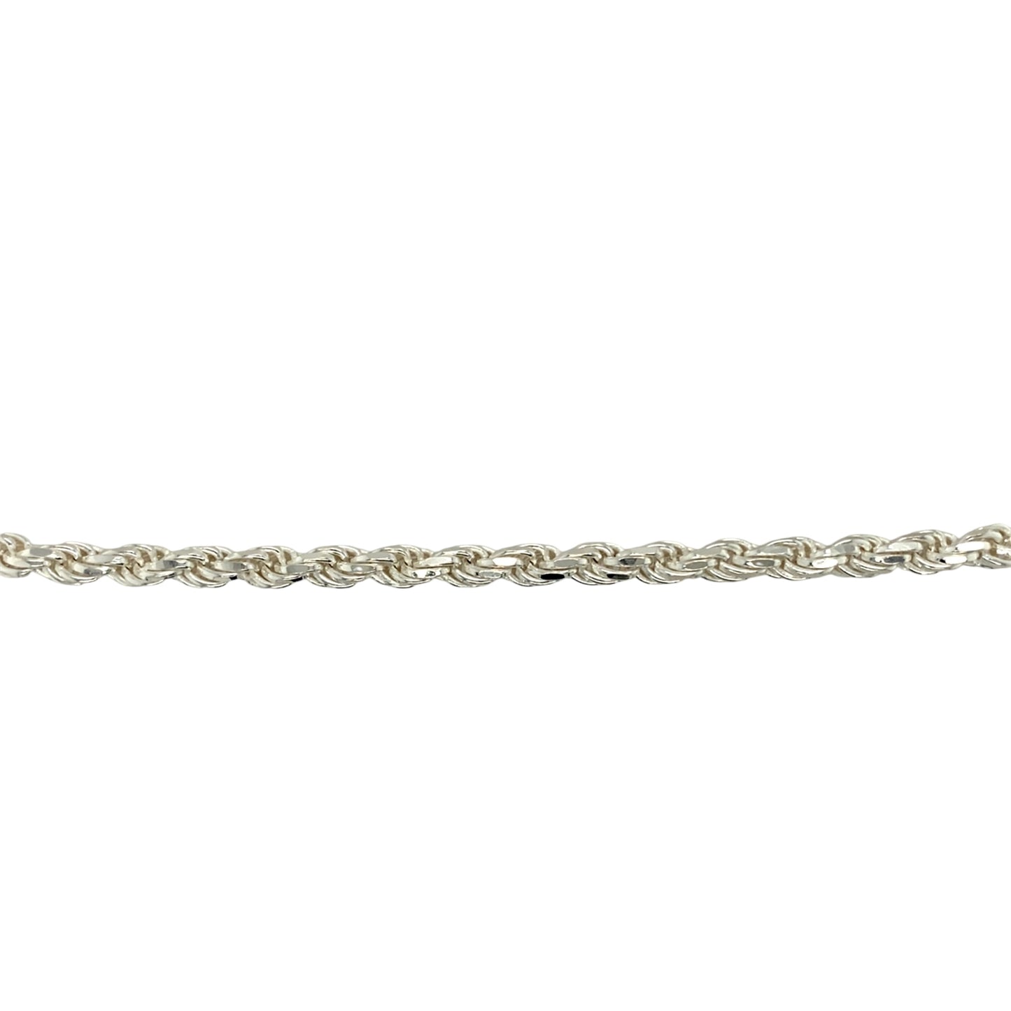 New 925 Silver 26" Solid Rope Chain 70 grams