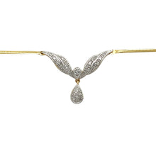 Load image into Gallery viewer, Preowned 9ct Yellow and White Gold &amp; Diamond Set 16&quot; Necklace with the weight 3.90 grams
